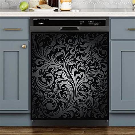 Buy Livelynine Brushed Nickel Peel and Stick Wallpaper Silver Stainless Steel Contact Paper for Appliances <strong>Dishwasher</strong> Fridge Refrigerator Wrap <strong>Cover</strong> Adhesive Decorative Vinyl Film Shelf Liner 15. . Dishwasher cover